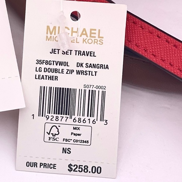 Michael Kors Large DoubleZip Wallet NWT
Wristlet Dark Sangria - Picture 9 of 10